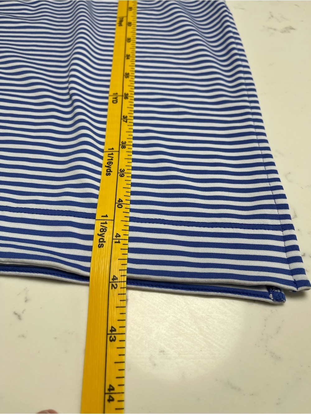 Vineyard Vines Margo SanKaty Midi Striped Blue & White Dress Size XS NWT - Picture 10 of 11